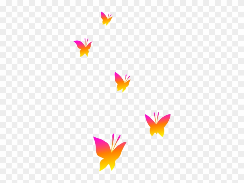 Butterfly Clipart Clear Background - Transparent Background Butterfly Clipart #1351769