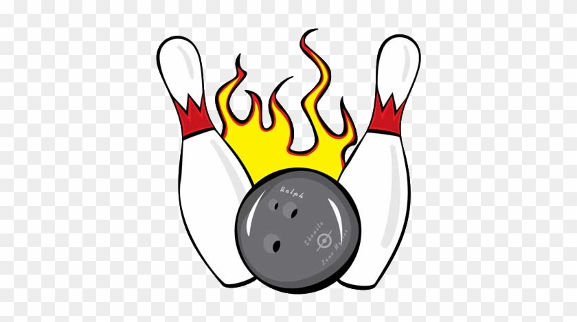Hard Rock Lanes - Bowling Pin On Fire #1351809