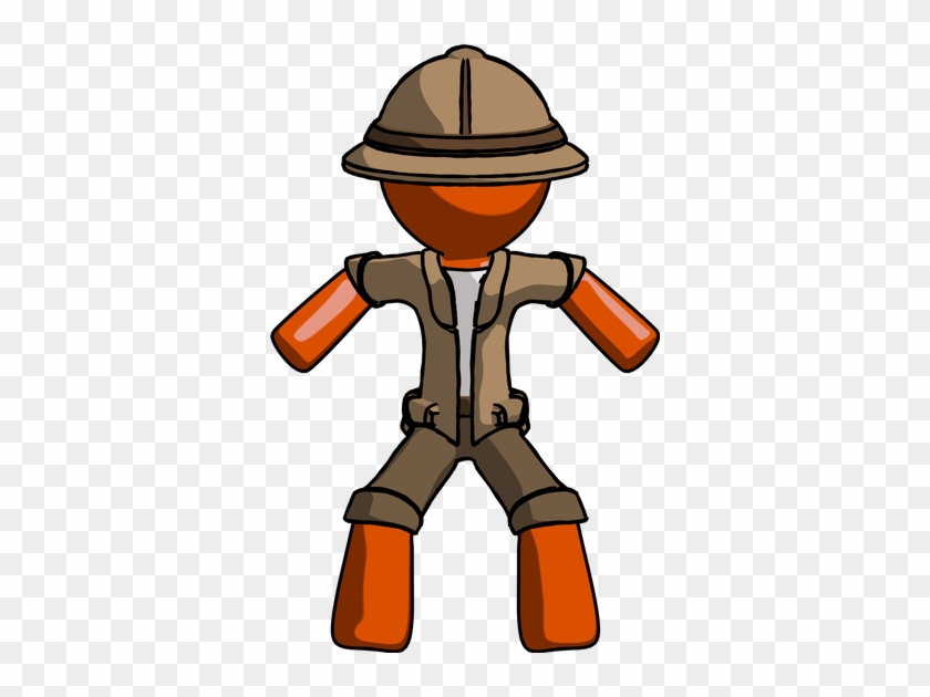 Orange Explorer Ranger Male - Power Posing #1351848
