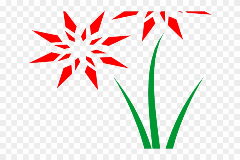 Red Flower Clipart Clip Art - Clip Art #1351868