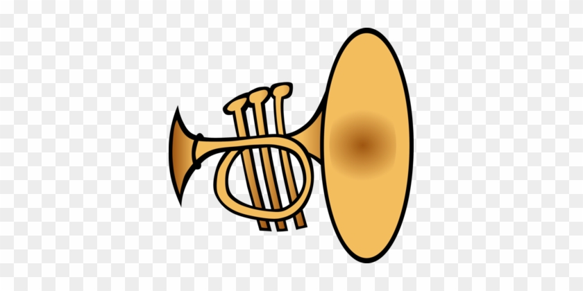 Trumpet French Horns Mellophone Bugle - Trumpet Clipart #1351903