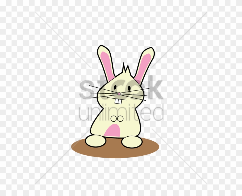 Domestic Rabbit - Cartoon #1351939