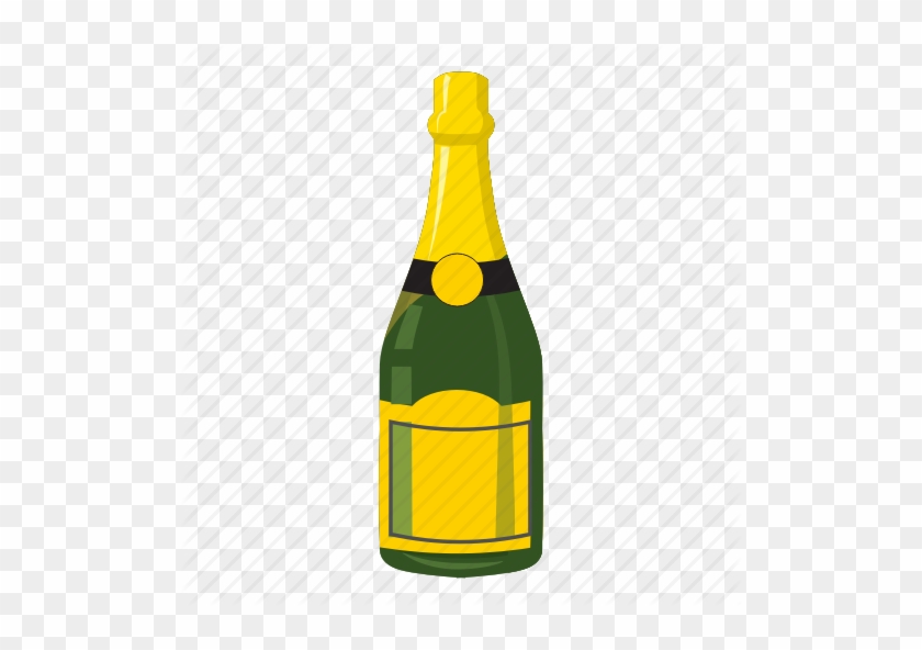 Beer Bottle Cartoon Png Clipart Champagne Beer Bottle - Cartoon Bottles Of Wine #1351959