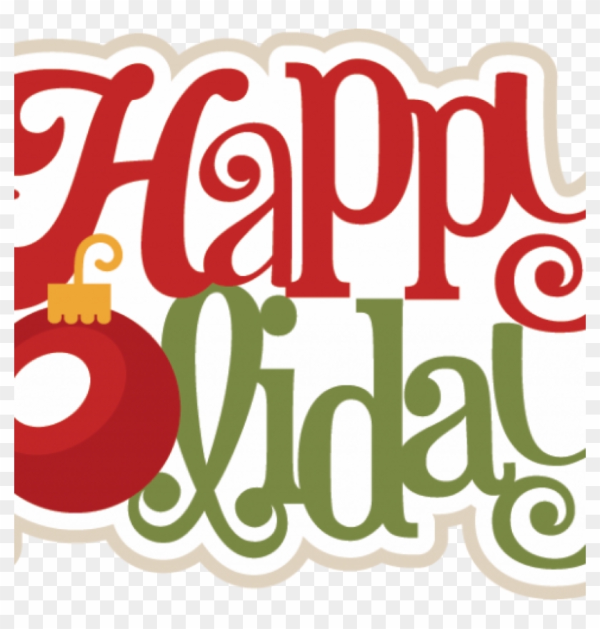 Happy Holidays Clipart Free Happy Holidays Clipart - Happy Holidays Clipart Png #1351962