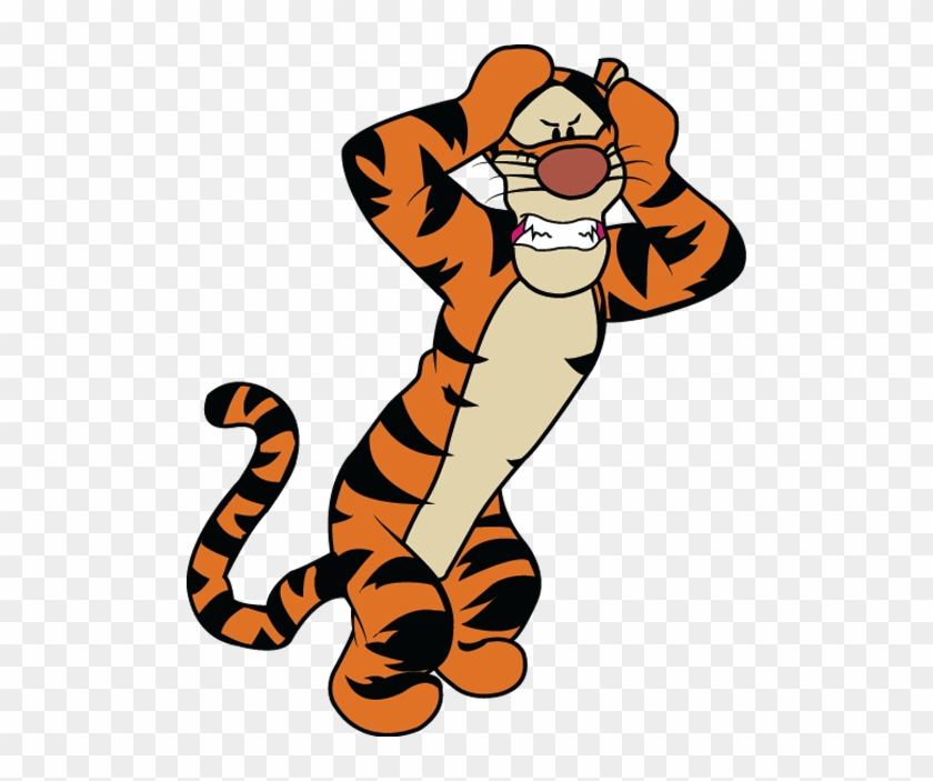 Tiiger Clipart Tiger Leaping - Tiggers Anger Winnie The Pooh #1352083