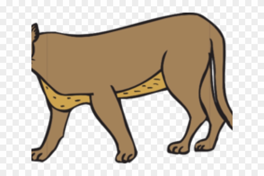 Cougar Clipart Jumping - Clip Art #1352101