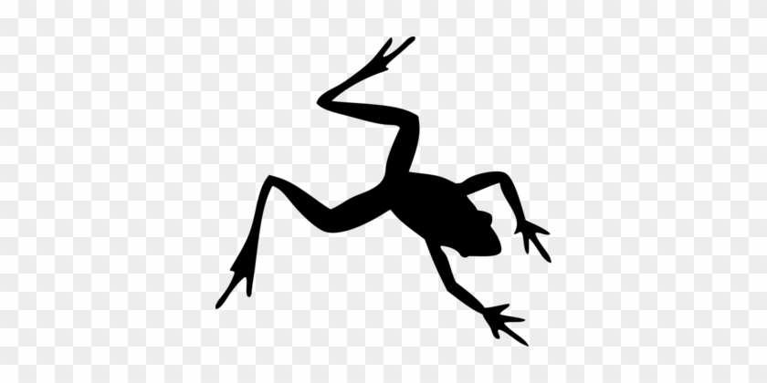 Frog Animal Silhouettes Drawing - Frog Clipart Silhouette #1352134