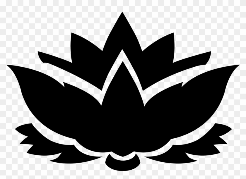 Nelumbo Nucifera Flower Computer Icons Lotus Effect - Lotus Flower Silhouette #1352135