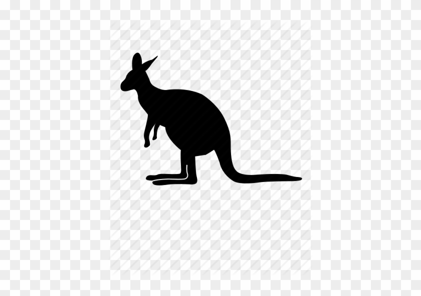 Kangaroo Silhouette Clipart Kangaroo Silhouette Clip - Kangaroo Clipart Silhouette #1352136