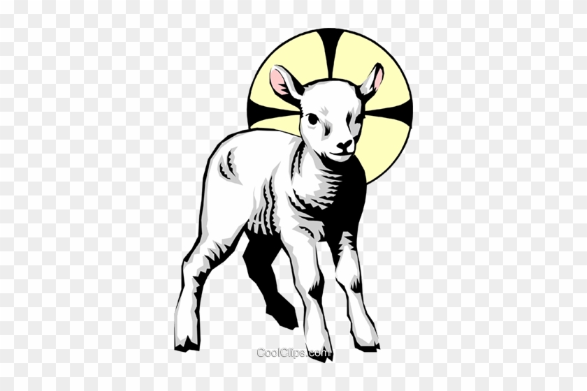 Lamb Of God Royalty Free Vector Clip Art Illustration - Lamb Of God Art Clip #1352152