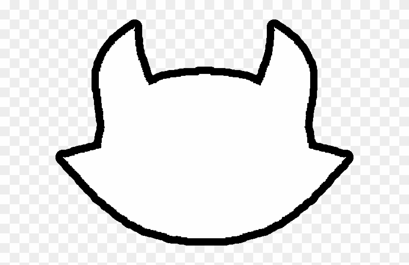 Word God Outline Clipart - Cat Face Outline Transparent #1352153