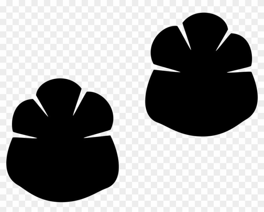 Animal Track Footprint Clip Art - Huella De Elefante Para Colorear #1352195