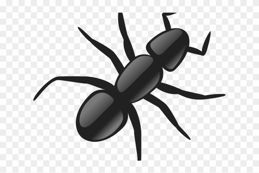 Ant Clipart Elephant - Black Ant Clipart Png #1352198