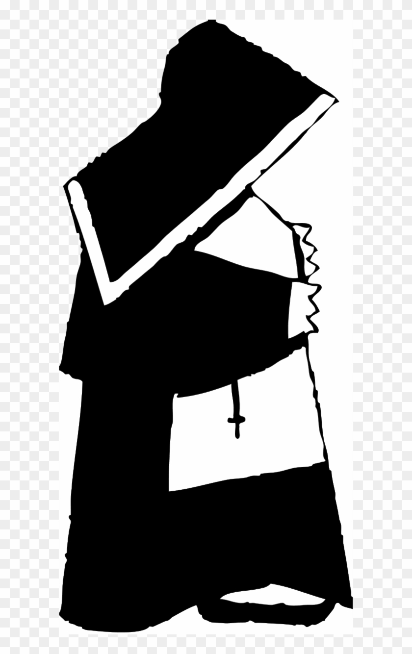 Clip Arts Related To - Nun Side View Cartoon #1352214
