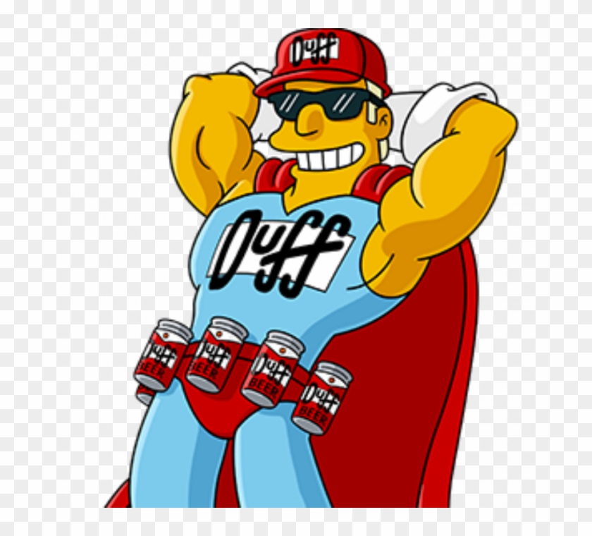 Duff Beer Transaparent Background Clipart Duffman Duff - Duffman Png #1352266