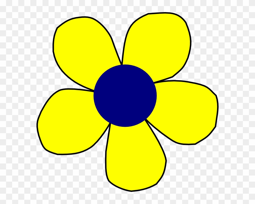 This Free Clip Arts Design Of Green Flower - Yellow Flowers Clip Art #1352301