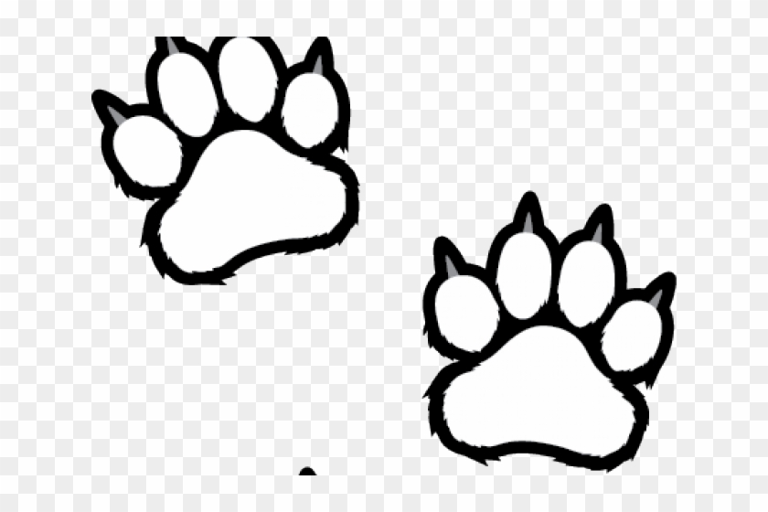 Scratches Clipart Tiger Paw - Clemson Clipart Black And White #1352372