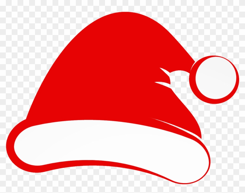 Full Size Of Christmas - Black Santa Hat Clipart #1352379