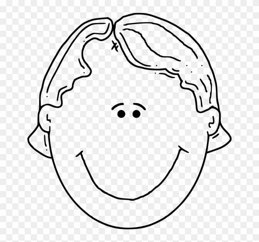 All Photo Png Clipart - Face Cartoon Black And White #1352389