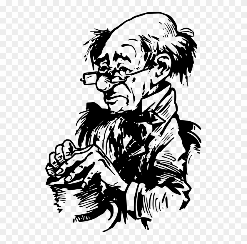 All Photo Png Clipart - Old Man Line Art #1352390
