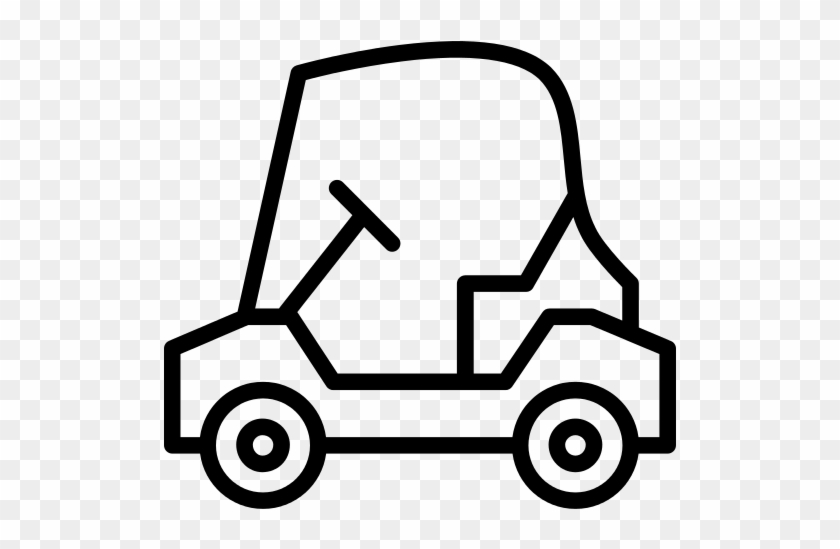 Golf Cart Png File - Golf Car Icon Svg #1352409