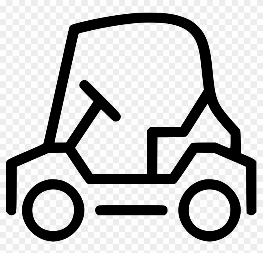 Golf Car Cart Electric Comments - Golf Car Icon Svg #1352411