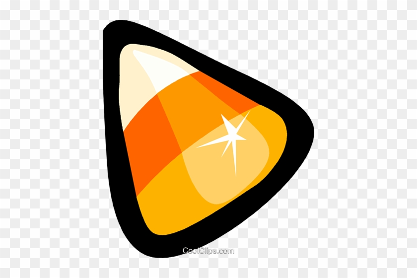 Candy Corn Royalty Free Vector Clip Art Illustration - Candy Corn Clip Art #1352481