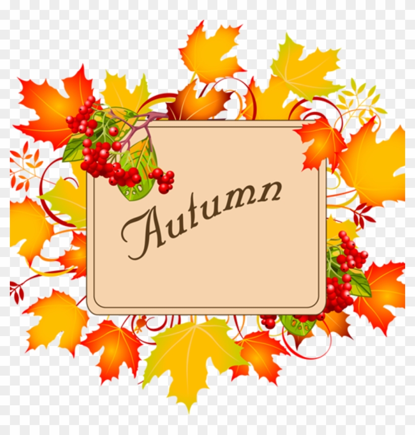 Autumn Clipart Borders Autumn Clip Art Borders Clipart - Clip Art Of Autumn #1352513