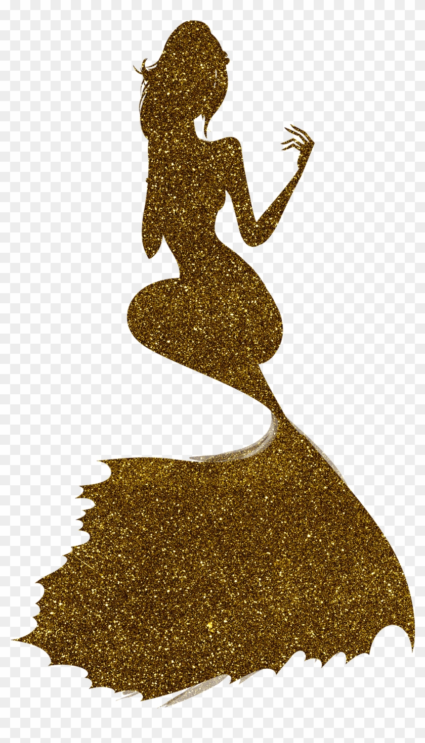 Mermaid Clip Art And Digital Paper, Fantasy Mermaid - Illustration #1352561