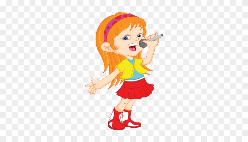 Sing - Girl Singing Clipart #1352579