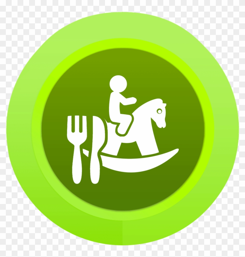 Restaurant With Playground - Playground Circle Clip Art Transparent Logo #1352608