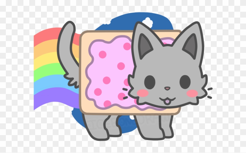 Popular Cliparts - Kawaii Nyan Cat Transparent #1352626