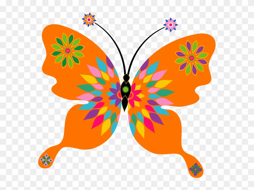 ‿✿⁀butterflies‿✿⁀ - Butterfly Color Orange Clipart #1352636