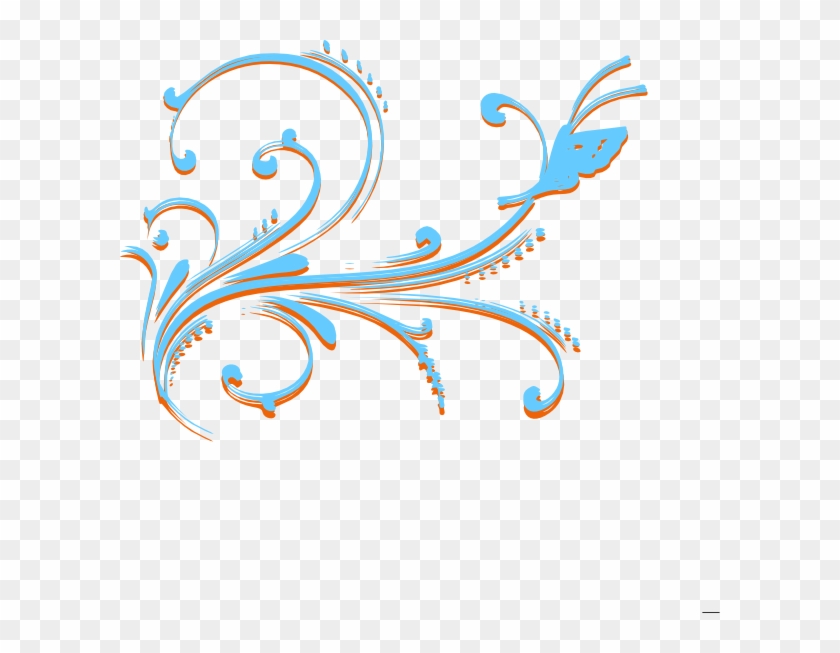 Swirl Butterfly Svg Clip Arts 600 X 573 Px - Swirl Butterfly Svg Clip Arts 600 X 573 Px #1352637