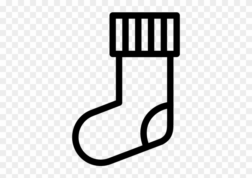 Christmas Png Shapes Christmas Sock Icon Line Iconset - Sock Shape #1352652