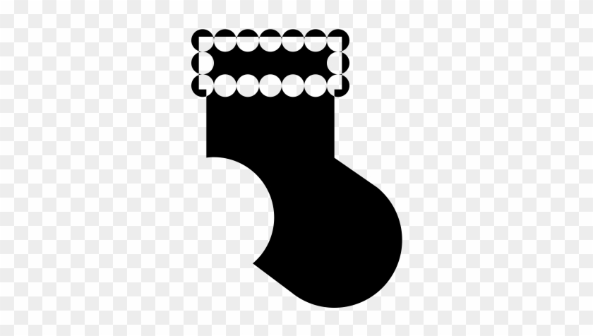 Christmas Stocking, Clothe, Foot Icon - Christmas Stocking #1352653