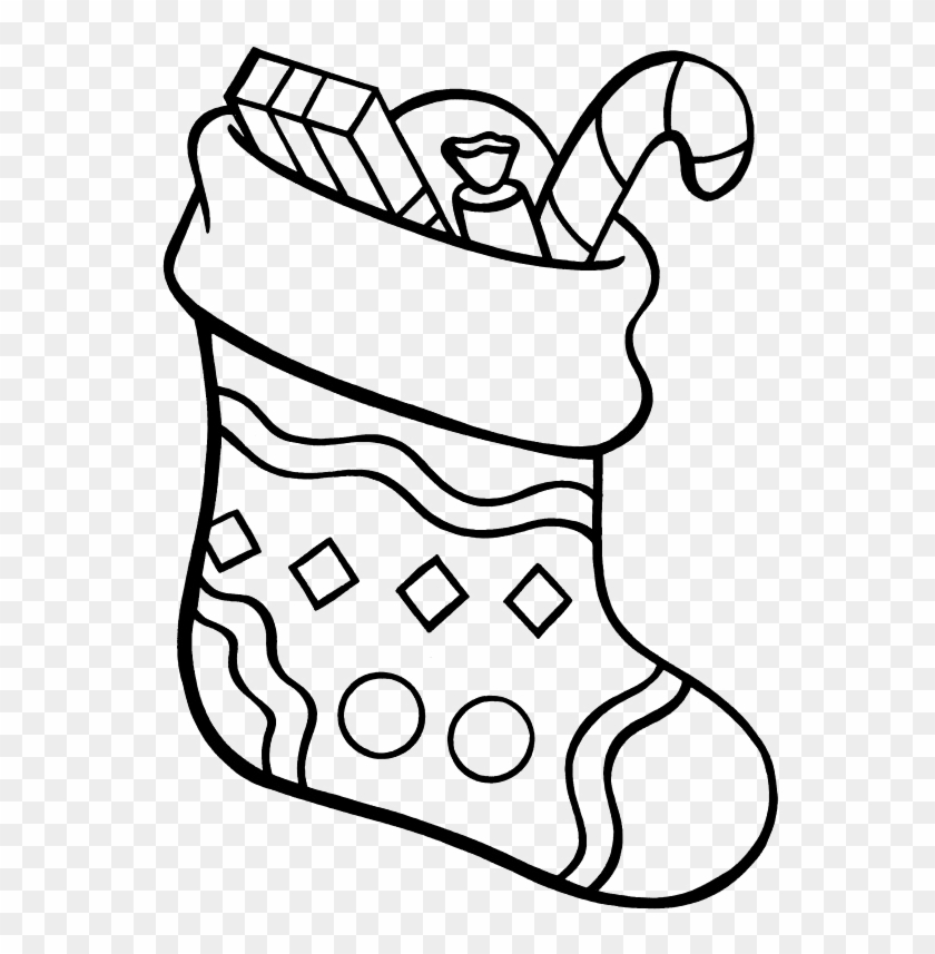 Christmas Stocking Coloring Pages - Christmas Stocking Coloring Page #1352667