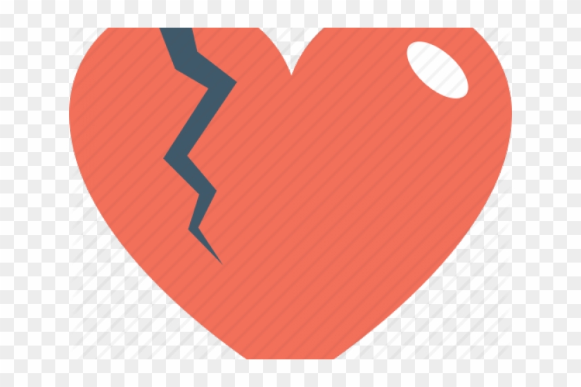 Broken Heart Clipart Divorced - Heart #1352811