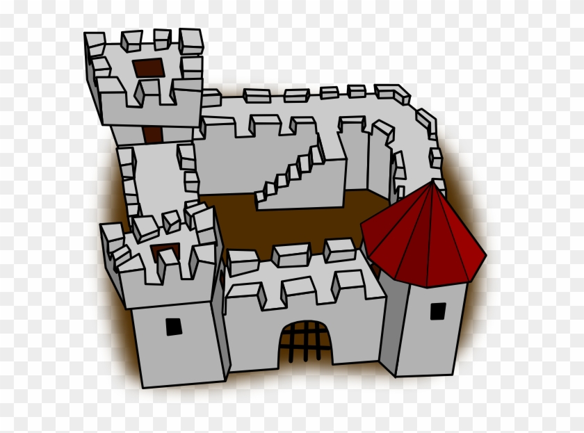 This Free Clip Arts Design Of Role Playing Map Castle - Castle Clip Art #1352819
