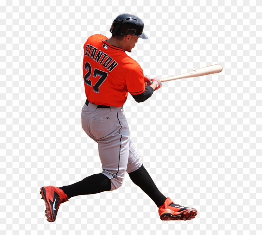 Glove Clipart Baseball Bat - Giancarlo Stanton No Background #1352837