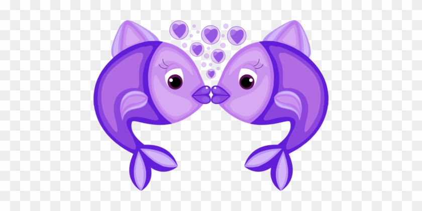 Fishing Rods Kissing Gourami Sticker - Fish In Love Clipart #1352865