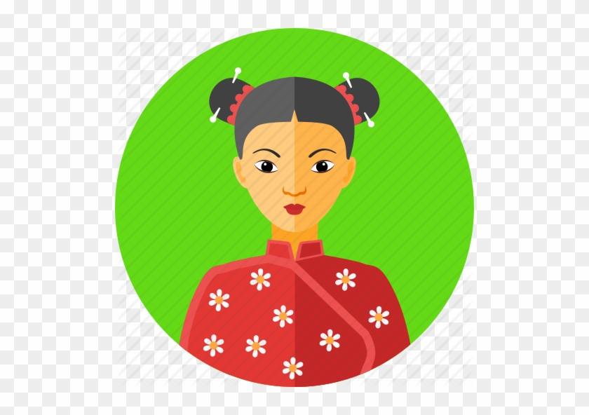 Chinese Woman Icon Clipart China Computer Icons Clip - Illustration #1352884