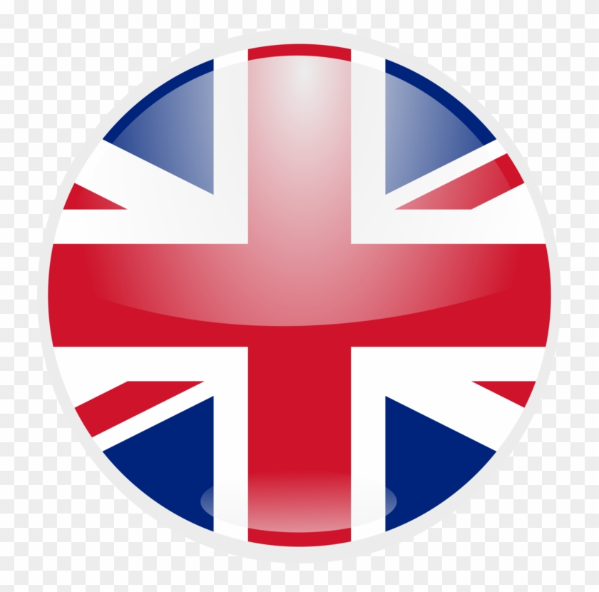 United Kingdom Union Jack Flag Of England Flag Of Great - British Flag Round Vector #1353023