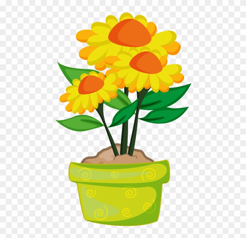 Фотки Rock Clipart, Flower Clipart, Graphic Design - Cartoon Plants And Flowers #1353052