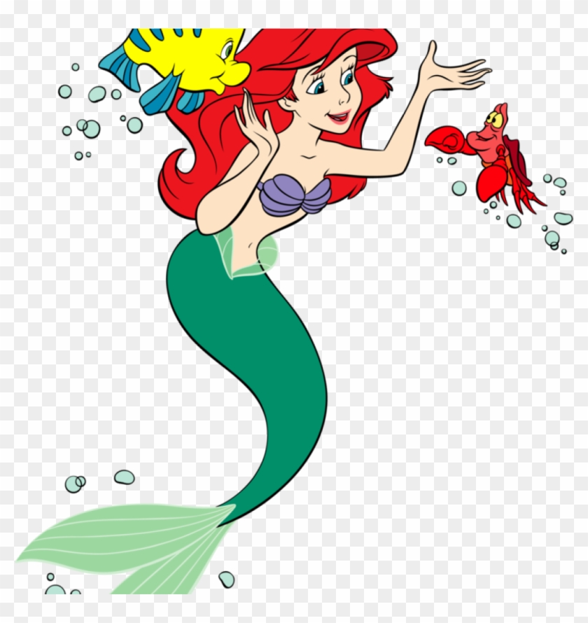 The Little Mermaid Clipart Little Mermaid Group Clipart - My Little Mermaid #1353120