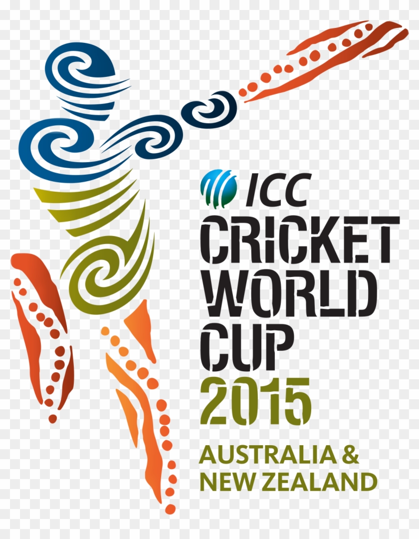 Clip Art Transparent Stock Cricket World Wikipedia - Icc World Cup 2015 Logo #1353171