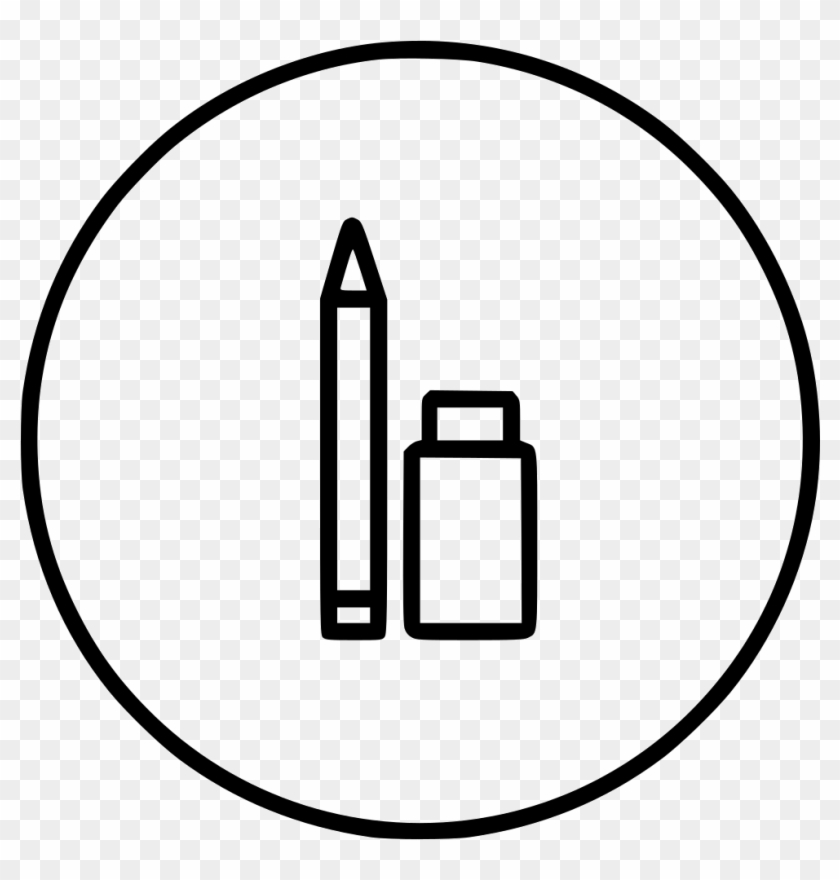 Pen Pencile Eraser Erase Clip Transparent - Draw And Erase Clipart #1353278