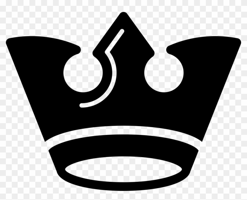 Dark Royal Crown Of Vintage Design Comments - King Crown Black And White Png #1353305