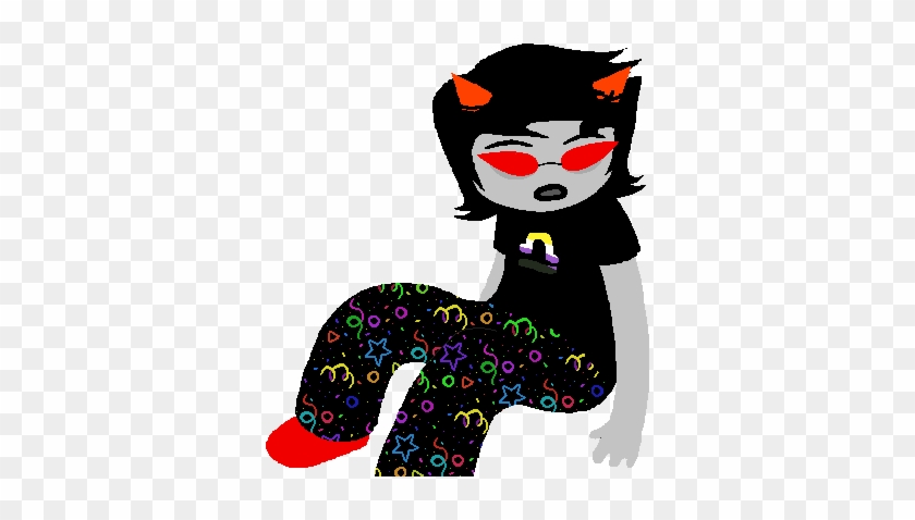 Nonbinary Terezi With Bowling Alley Carpet Pants If - Illustration #1353332