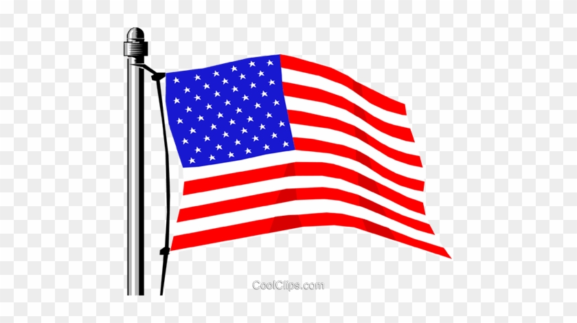 United States Flag Royalty Free Vector Clip Art Illustration - Hardware Express 9546ne American Flag - 4 X 6 Ft., #1353367